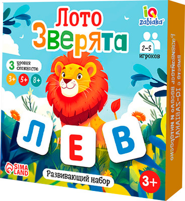 Развивающая игра Zabiaka Зверята / 10860263