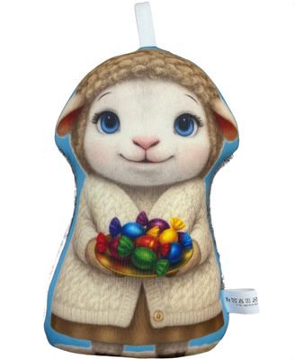 Мягкая игрушка Malvina Овечка Луша с конфетками / 32.5.2