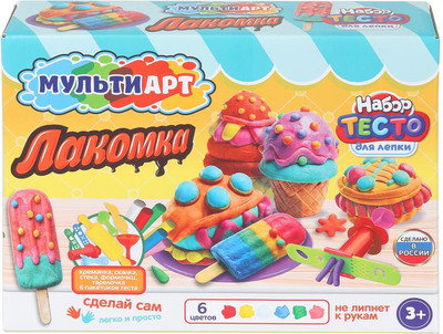 Набор для лепки MultiArt Лакомка / PDSET-MA120039-WOT - 