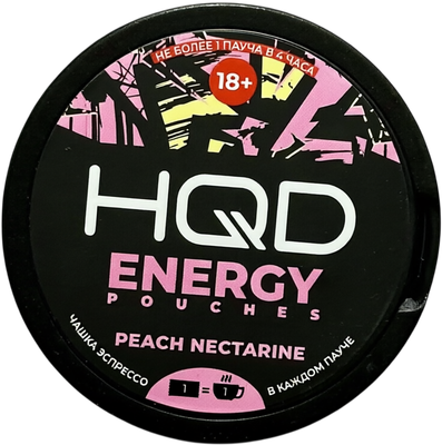 Энергетические паучи HQD Energy Peach Nectarine