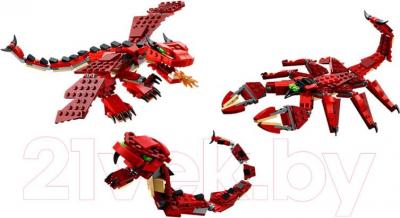 Конструктор Lego Creator Огнедышащий дракон 31032 - варианты сборки