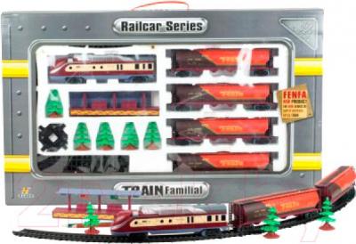 Железная дорога игрушечная Fenfa Поезд с четырьмя цистернами (1601B-2A) - общий вид