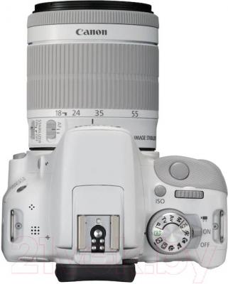 Зеркальный фотоаппарат Canon EOS 1100D Kit 18-55mm IS  (White) - вид сверху