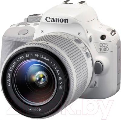 Зеркальный фотоаппарат Canon EOS 1100D Kit 18-55mm IS  (White) - общий вид