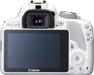 Зеркальный фотоаппарат Canon EOS 1100D Kit 18-55mm IS  (White) - вид сзади