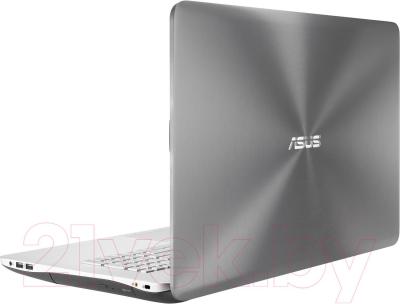 Ноутбук Asus N751JK-T4168D - вид сзади