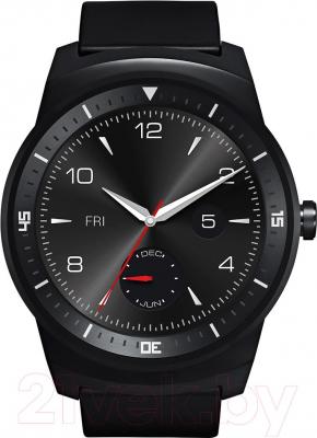 Умные часы LG G Watch W110 (Black) - фронтальный вид