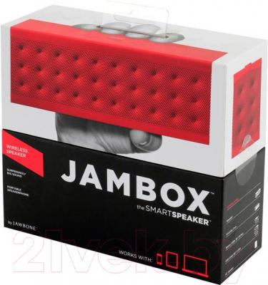 Портативная колонка Jawbone Jambox JBE02-EMEA4 (красный) - в коробке