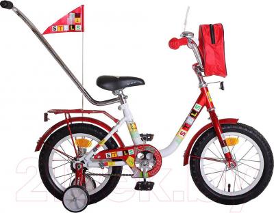 Детский велосипед STELS Flash 12 (Red-White) - общий вид