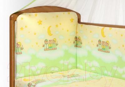 Комплект постельный для малышей Perina Аманда / А3-02.1 (ночка салатовый) - рисунок