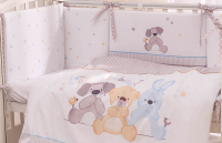 Комплект постельный для малышей Perina Венеция / В4-01.2 (три друга) - 