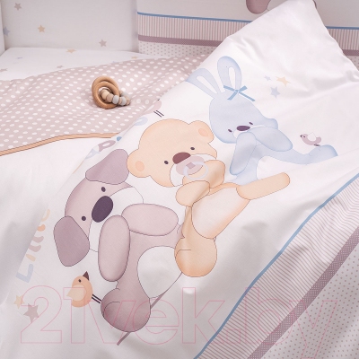 Комплект постельный для малышей Perina Венеция / В4-01.2 (три друга)