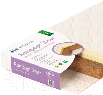 

Матрас в кроватку Плитекс, Комфорт-элит ЭЛ-119-02