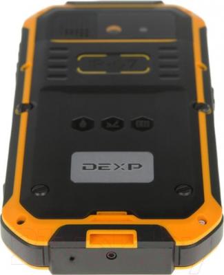 Смартфон DEXP Ixion P 4" (черно-желтый) - вид снизу