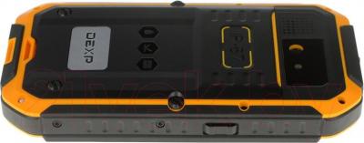 Смартфон DEXP Ixion P 4" (черно-желтый) - вид сбоку