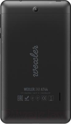Планшет Wexler TAB A744 (8GB, 3G, Black) - вид сзади