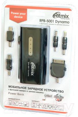 Портативное зарядное устройство Ritmix RPB-5001 Dynamo - упаковка