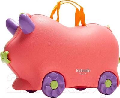 Чемодан на колесах Kidsmile AX21 (Pink) - общий вид