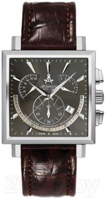 Часы наручные мужские ATLANTIC Worldmaster Square Chronograph 54450.41.41 - общий вид