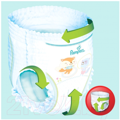 Подгузники-трусики детские Pampers Pants 4+ (50шт)