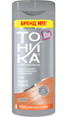 Оттеночный бальзам для волос Тоника Color Evolution 9.53 Peach Punch (150мл) - 