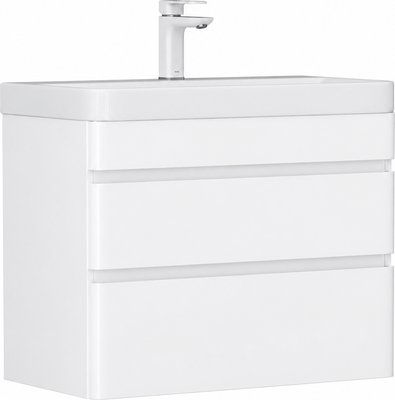 Тумба с умывальником EQUIL Eltoro White 80.2Y 9595 + Volna Найс 80
