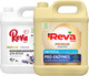 Набор средств для стирки Reva Care Усиленная Формула Гель Pro-enzym+Кондиционер Лаванда (2x5л) - 