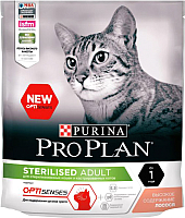 Корм для кошек Pro Plan Sterilised Sensitive Adult с лососем (400г) - 