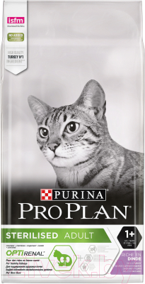 Корм для кошек Pro Plan Sterilised с индейкой (400г)