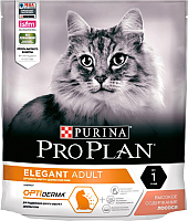 Корм для кошек Pro Plan Elegant с лососем (400г) - 
