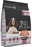 Сухой корм для собак Pro Plan Adult 7+ Medium & Large Sensitive Skin (3кг) - 
