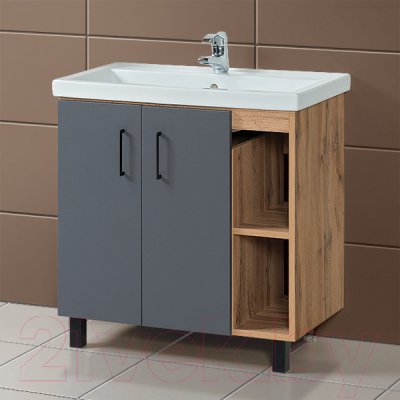 Изображение товара Тумба под умывальник Акваль Лофт 80 / В2.4.01.8.0.1