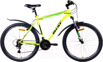 Велосипед AIST Quest 2019 (20, желтый/зеленый)