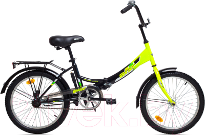 Детский велосипед AIST Smart 20 1.0 (черный/зеленый)