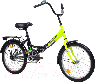 Детский велосипед AIST Smart 20 1.0 (черный/зеленый)