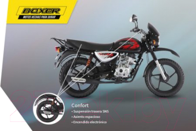 Мотоцикл Bajaj Boxer BM 150X Disk (черный)