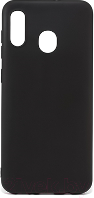 Чехол-накладка Case Matte для Galaxy А30 (черный матовый)