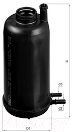 Топливный фильтр Knecht/Mahle KL707D
