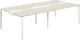 Стол для переговоров Norden 280x143.8x75 / SG.285.OL.63.WH.WH (белый/дуб светлый) - 