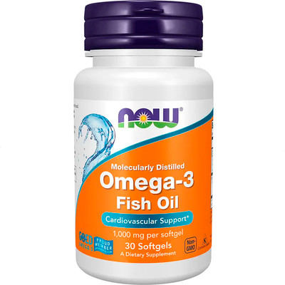 Жирные кислоты NOW Omega 3 1000mg