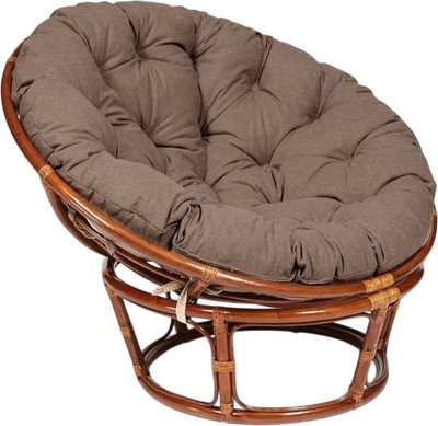 Кресло садовое Мир Ротанга Papasan 23/01 (орех/серый) - 