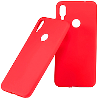 Чехол-накладка Case Matte для Redmi Note 7 (красный матовый) - 