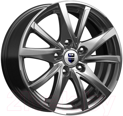 

Литой диск K&K, Игуана 15x6.5" 4x114.3мм DIA 67.1мм ET 40мм Дарк платинум