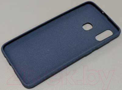 Чехол-накладка Case Rugged для Galaxy A30 (синий матовый)