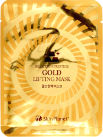 Маска для лица тканевая Mijin Cosmetics Skin Planet Gold Lifting Mask (25г) - 