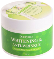 Крем для лица Deoproce Moisture Milk Cucumber Cream (100мл) - 