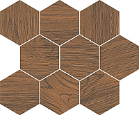 Мозаика Cersanit Finwood Ochra Hexagon WD565-003 (280x337) - 