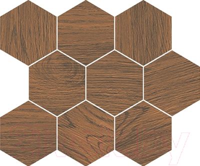 Мозаика Cersanit Finwood Ochra Hexagon WD565-003 (280x337)