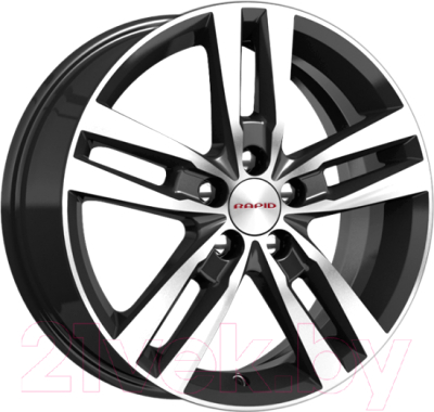 

Литой диск K&K, Rassvet 16x6.5" 5x112мм DIA 57.1мм ET 46мм Алмаз черный