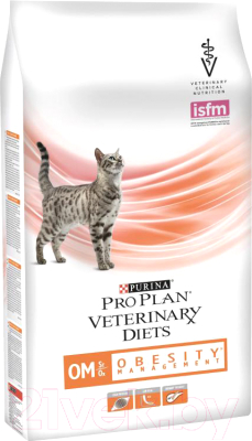 Сухой корм для кошек Pro Plan Veterinary Diets OM St/Ox (1.5кг)